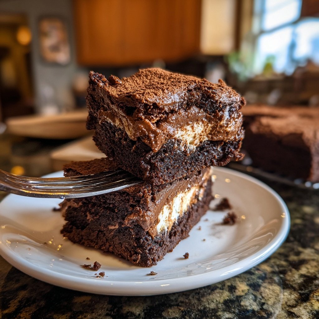 Chocolate Mousse Brownies: Creamy Layers With Decadent Flavor - Emma's Cake Studio
