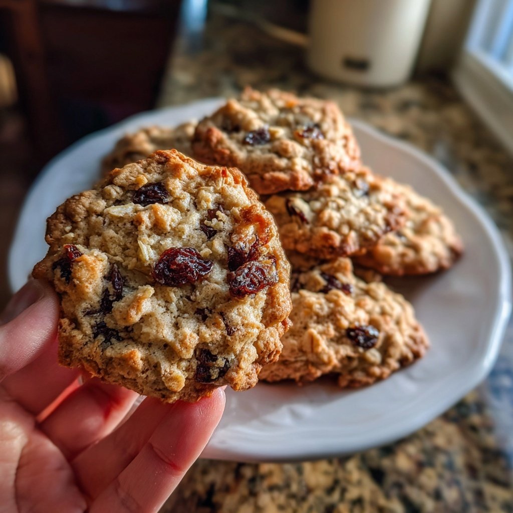 Brown Butter Oatmeal Raisin Cookies